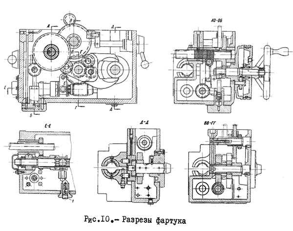 1Л61 Фартук токарно-гвинторізного верстата Фартух універсального токарно-гвинторізного верстата 1Л61